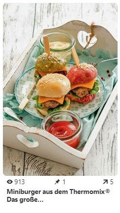 Pinterest Agentur Augsburg Pin Mini Burger