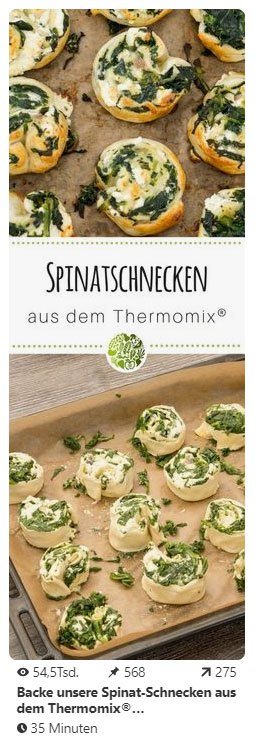 Pinterest Agentur Augsburg Pin Spinatschnecken